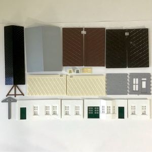 Plasticville Building Scenery Parts & Replacement Pieces O Scale Model Railroad